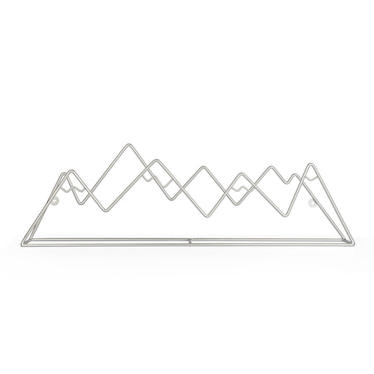 Colgador Pared Mountain Plateado