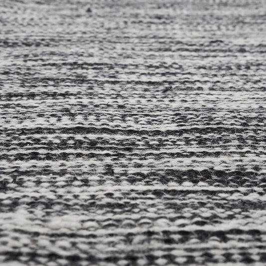 Alfombra Bombai L Degradé Flecos Negro/Beige