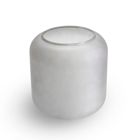 Jarrón Icy Grey Mate Gris