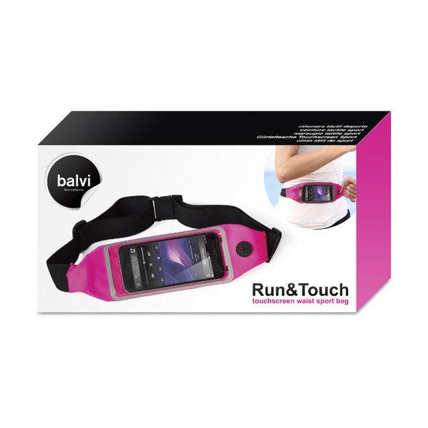 Riñonera Táctil Deporte Run&Touch Amarillo