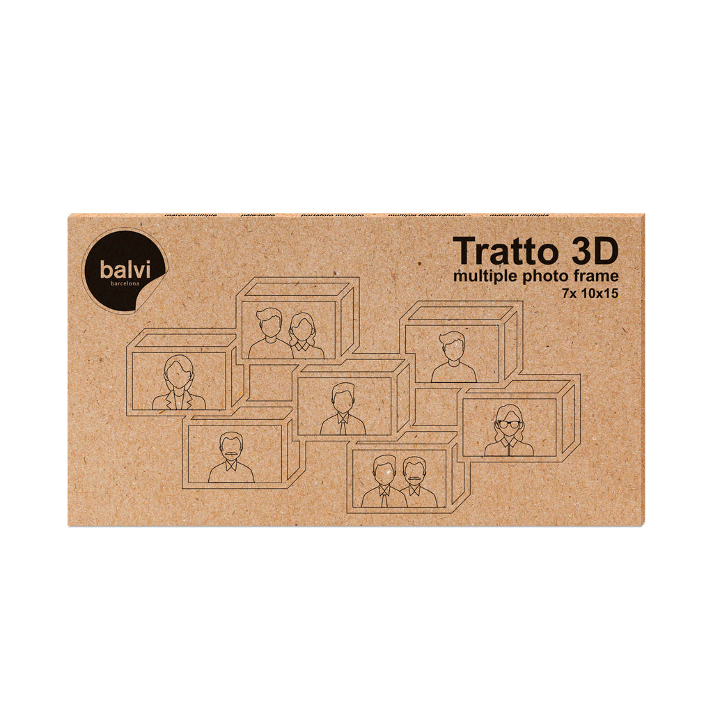 Marco Múltiple Tratto 3D 7X 10X15 Blanco