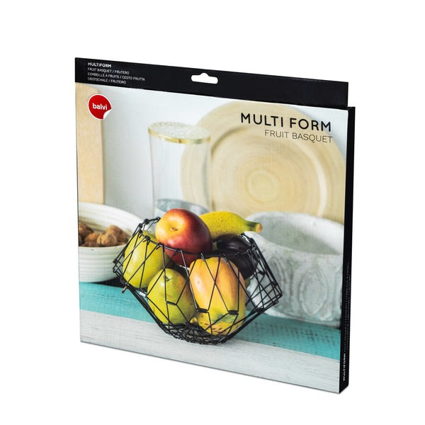 Frutero Multi Form Negro Ajustable Metal