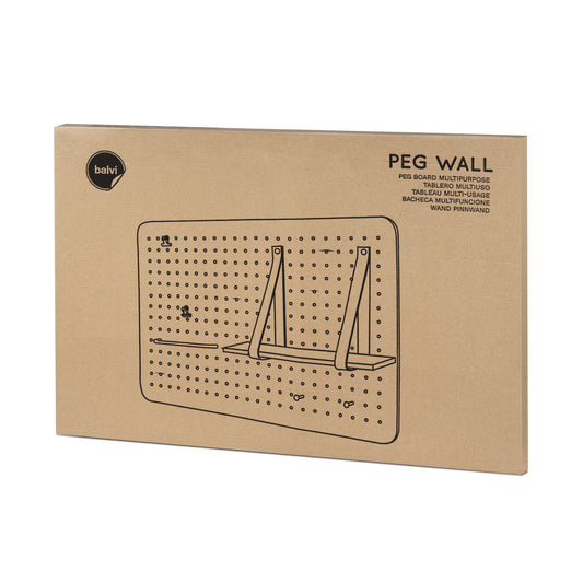 Tablero Multiusos Peg Wall Accesorios Mdf