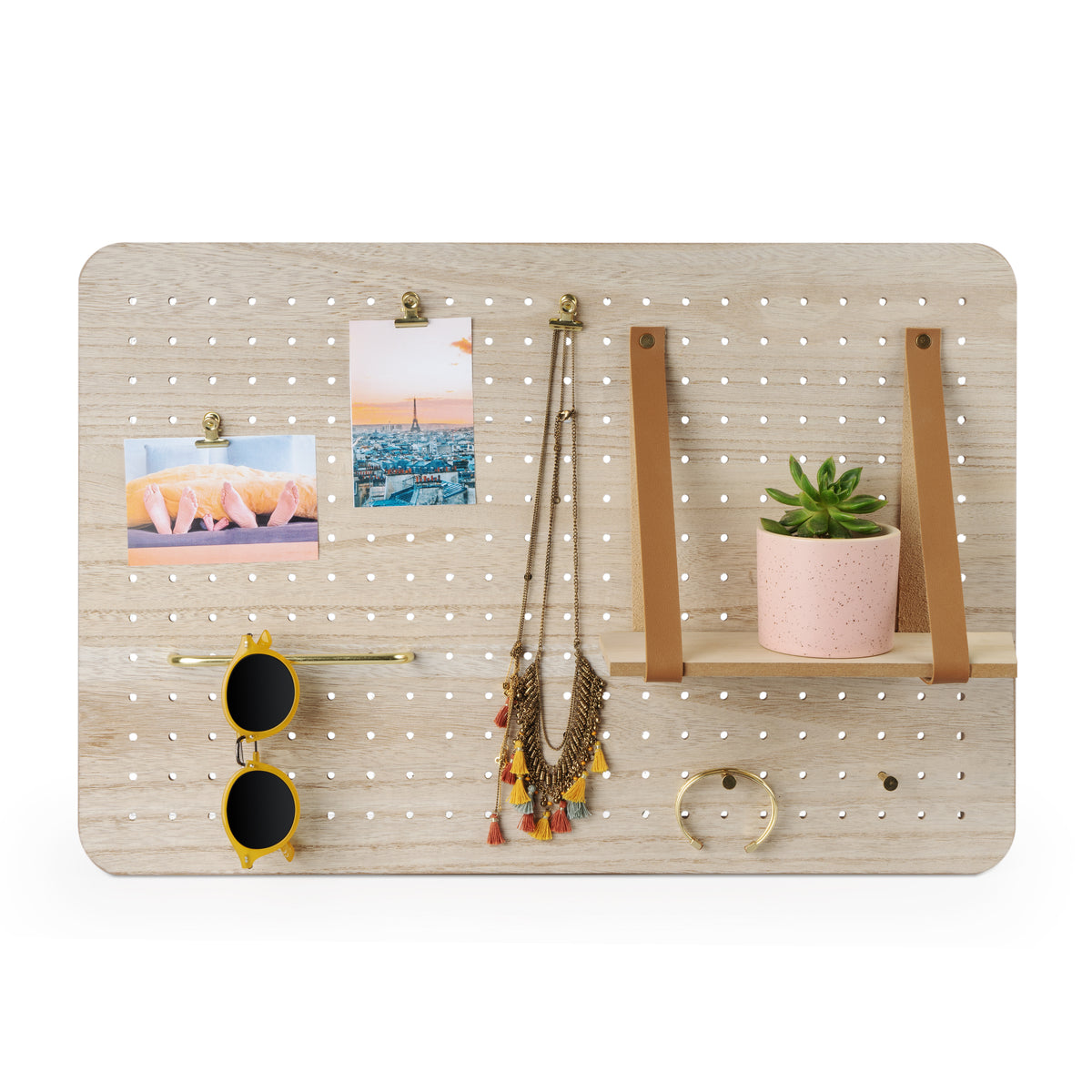 Tablero Multiusos Peg Wall Accesorios Mdf