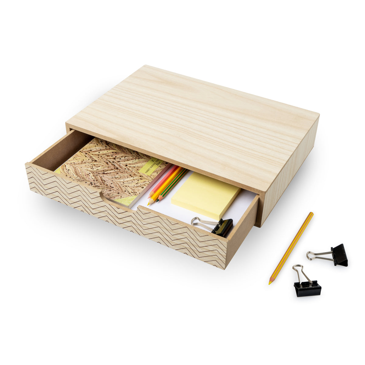 Soporte Monitor Nordic Cajón Madera Mdf
