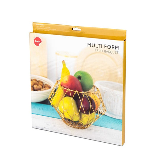 Frutero Multi Form Dorado Ajustable Metal