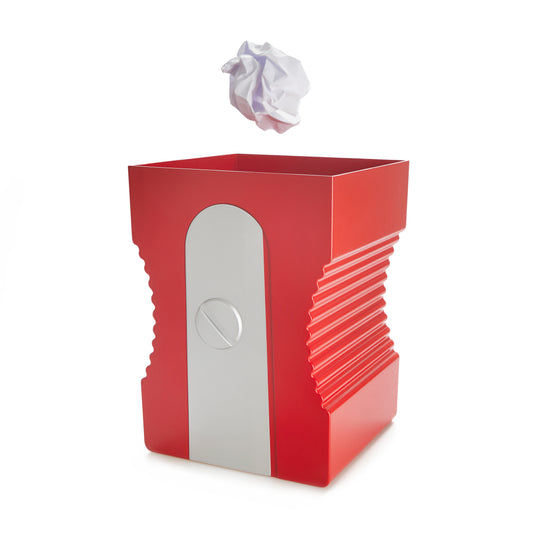 Papelera Sharpener Rojo Plástico