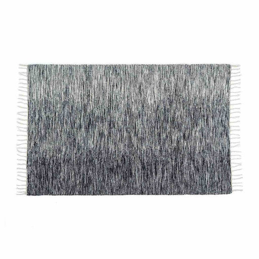 Alfombra Bombai L Degradé Flecos Negro/Beige