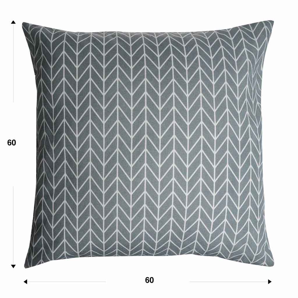 Funda Cojin Oslo Gris Espiga