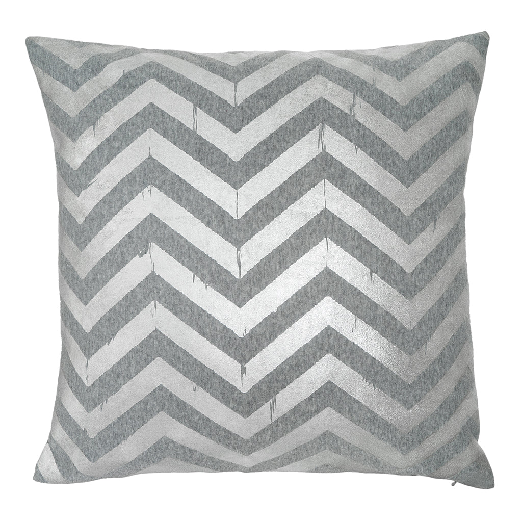 Cojín Silver 60X60 Espigas Plateado Gris