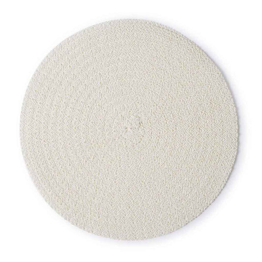 Set 2 Individuales Circle Circular Blanco Roto