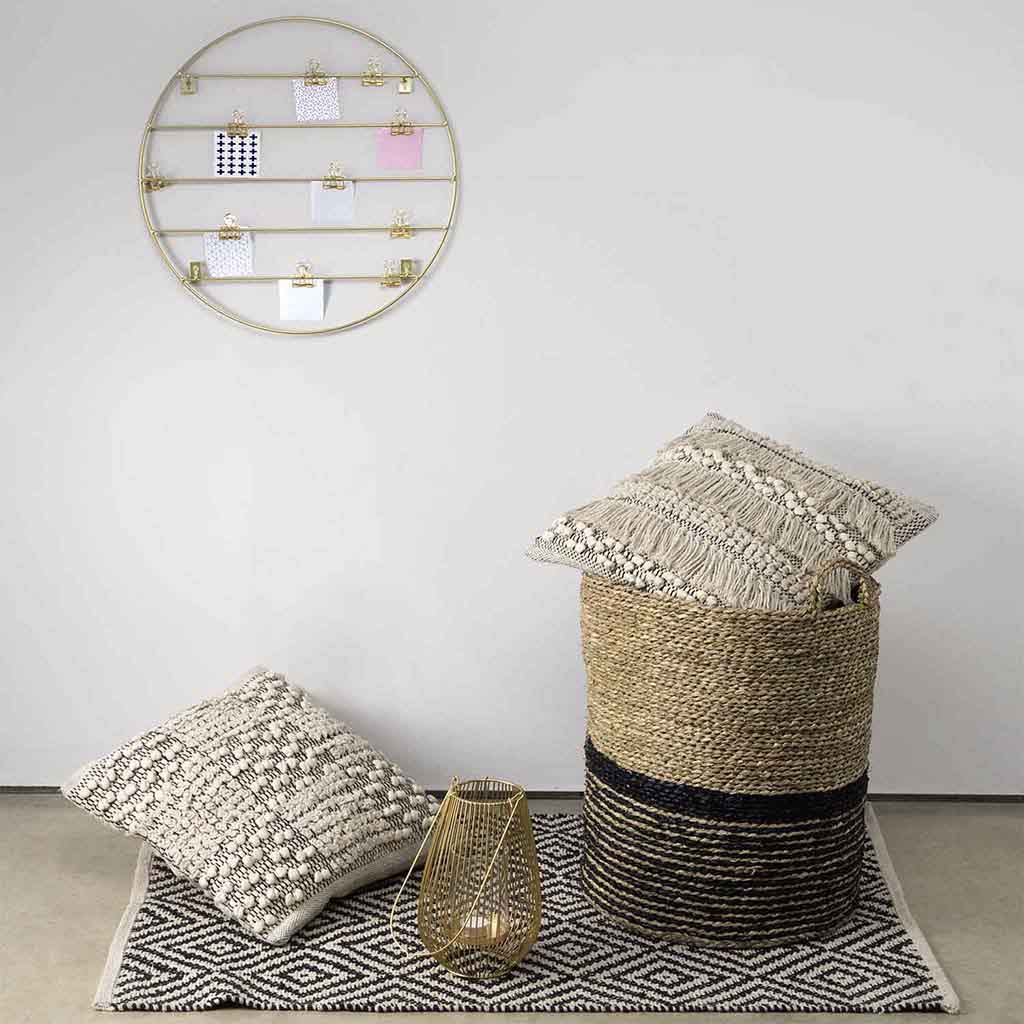 Farolillo Goldy Con Asa Metal Dorado