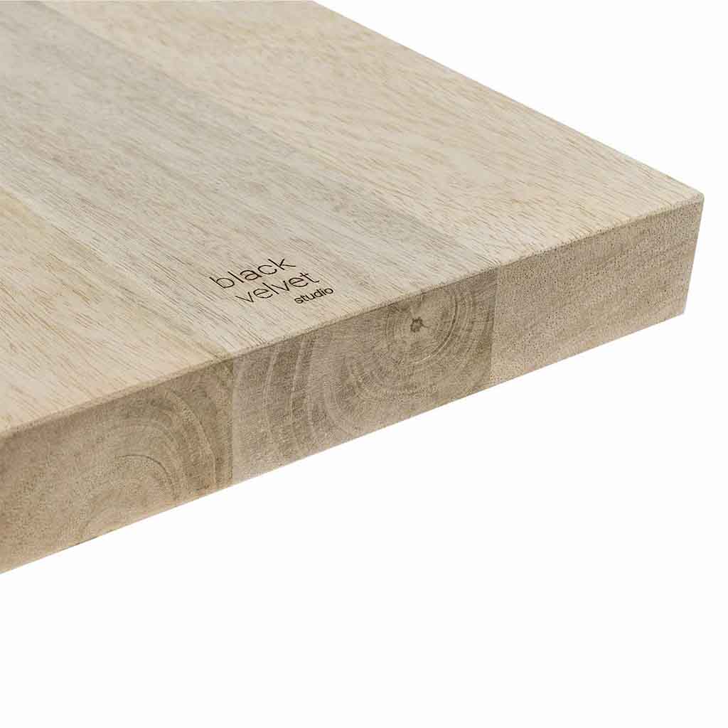 Tabla De Cortar Indonesia Rectang Natural/Marrón