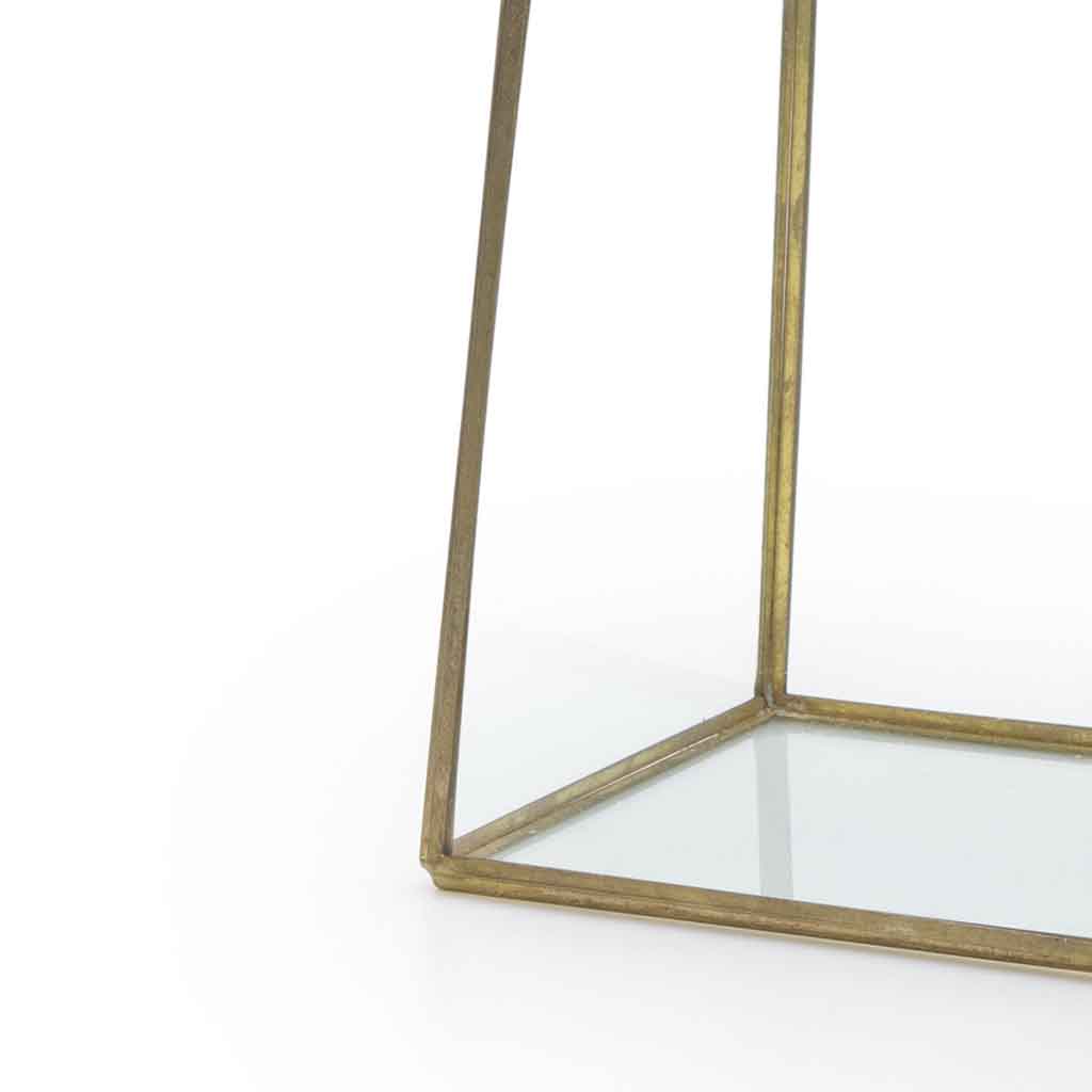Farolillo Set Retro M Transparente/Dorado