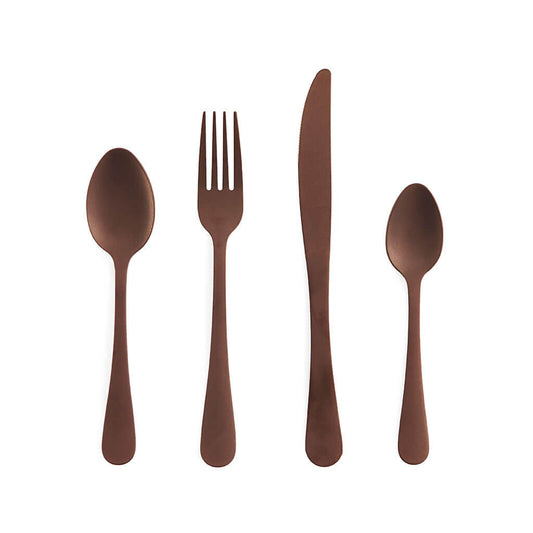 Set 4 Cubiertos Viking Cobre