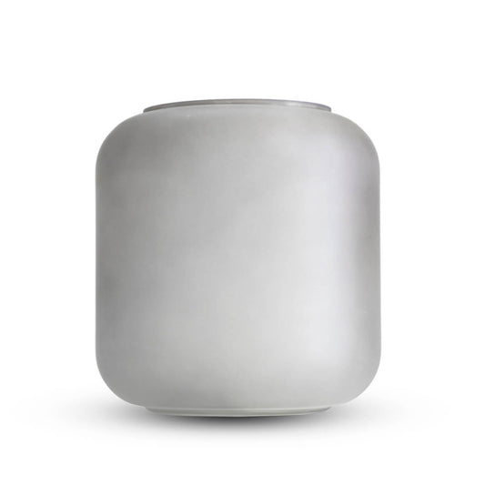 Jarrón Icy Grey Mate Gris