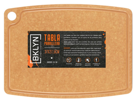 Tabla Parrillera M BKLYN — 37×27,5 cm