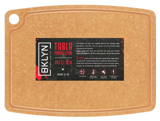 Tabla Parrillera L BKLYN — 44×32,5 cm